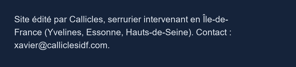Coordonnées de l'éditeur